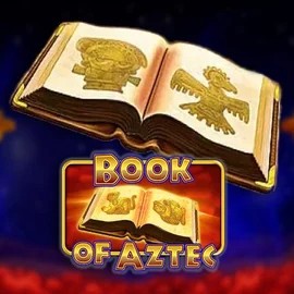 Book of Aztec logo by Amatic Industries at Gonzabet Casino
