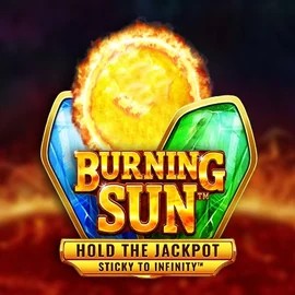 Burning Sun slot logo by Wazdan at Gonzabet Casino
