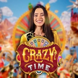 Crazy Time logo – Live Casino by Evolution at Gonzabet Casino