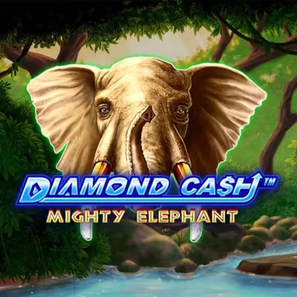Diamond Cash Mighty Elephant by Greentube, showcased at gonzabets.nl – game logo