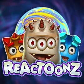 Reactoonz logo – Slots by Play'n GO at Gonzabet Casino